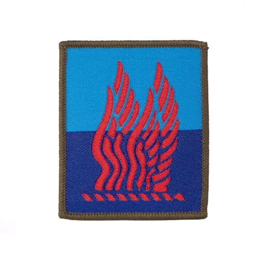 Picture of TRF - 1st Aviation Brigade - Red Wings on light blue - dark blue halves with olive overlocking - Velcro - Pack of 5