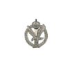 Picture of The Army Air Corps Beret Badge - O/R's - Brass with Nickel Silver Plate - Tudor Crown