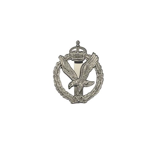 Picture of The Army Air Corps Beret Badge - O/R's - Brass with Nickel Silver Plate - Tudor Crown