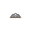 Picture of Para Wings Badge - Sky Blue on Khaki - Embroidered - Pair