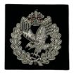 Picture of The Army Air Corps Beret Badge - Officer's B/W - Navy - Tudor Crown