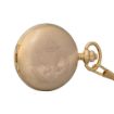 Picture of Full Hunter Pocket Watch with AAC Cap Badge, Chain - GP - Quartz Battery - Tudor Crown