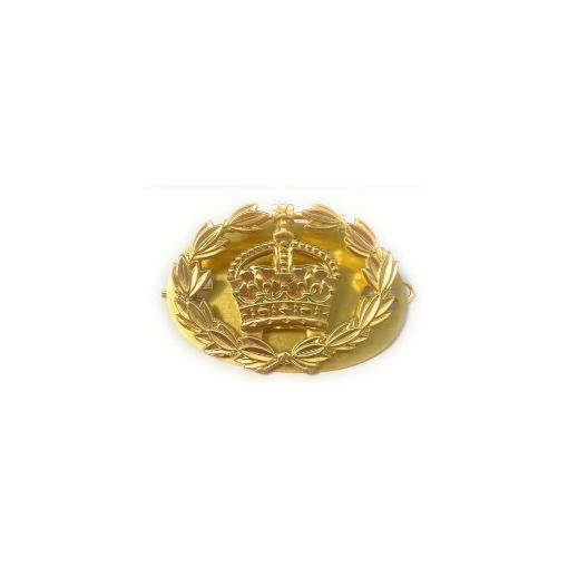 Picture of RQMS - Brass Rank Badge - Back Plate & Shanks - Tudor Crown